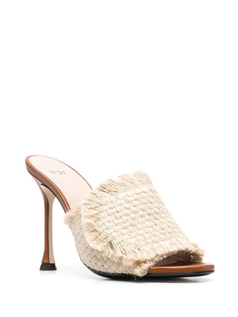 Nº21 jute-strap mules - MYLISKAFASHION