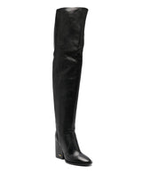 Nº21 logo-sole 100mm leather knee-high boots - MYLISKAFASHION