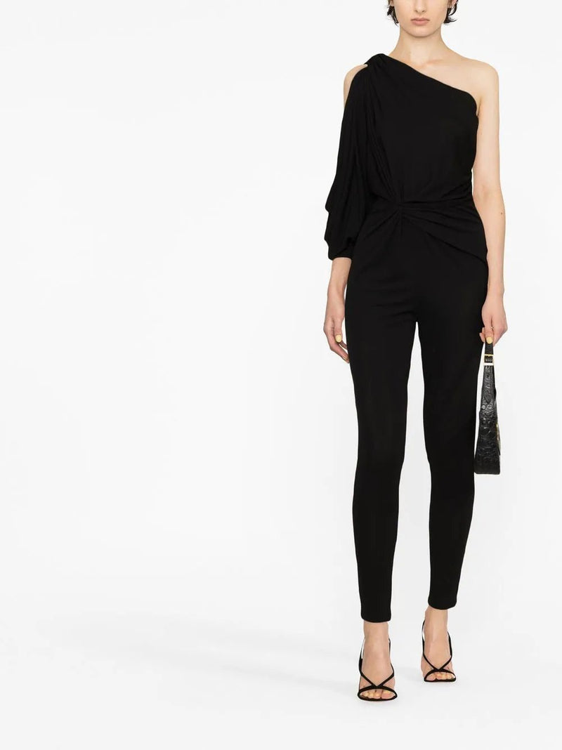 Saint Laurent one-shoulder jumpsuit - MYLISKAFASHION