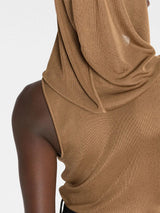 Saint Laurent sleeveless hooded top - MYLISKAFASHION