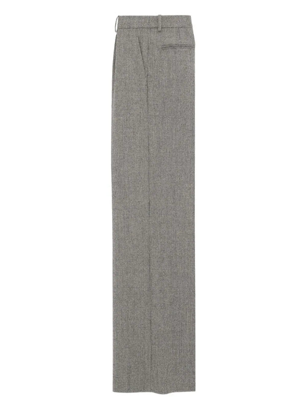Saint Laurent straight-leg wool trousers - MYLISKAFASHION