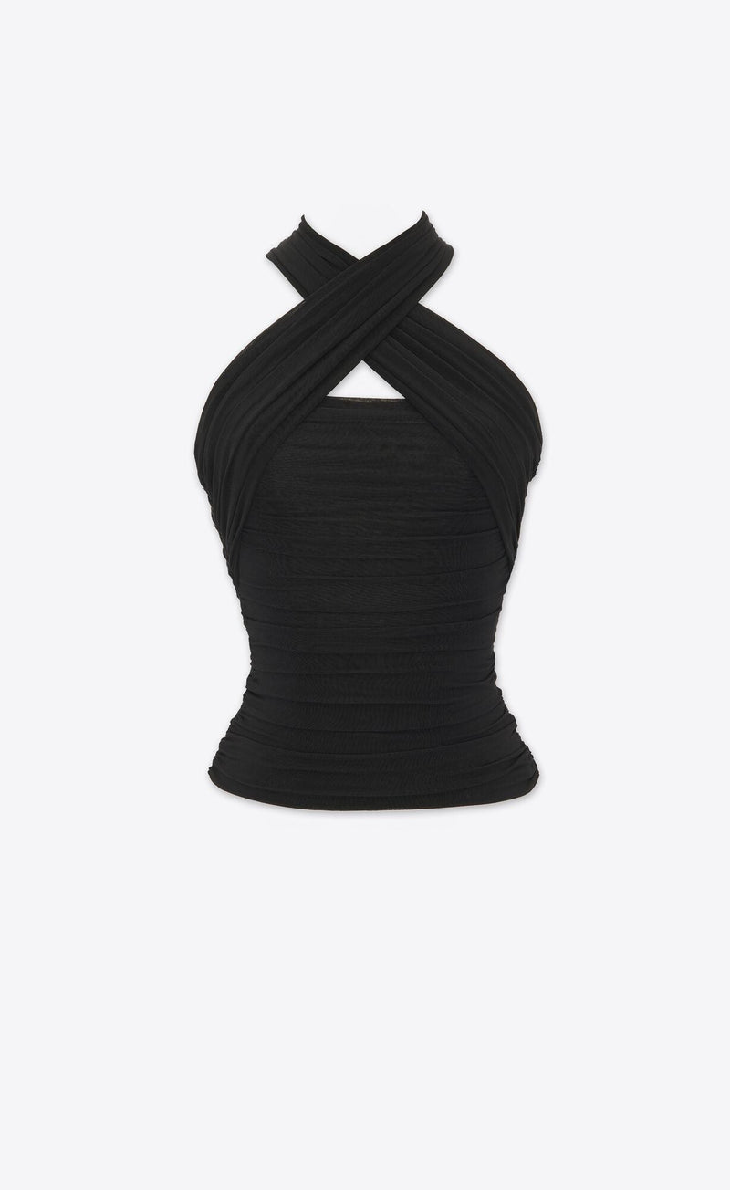 Saint Laurent Top Jersey Viscose Stretch Fin - LISKAFASHION