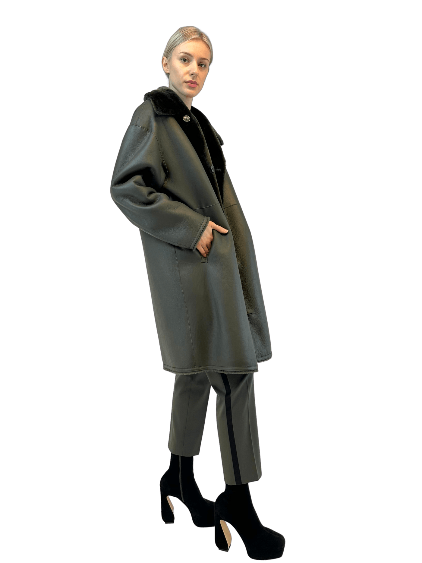 SHEARLING COAT REVERSIBLE – LISKAFASHION