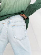 SLVRLAKE ripped detailing straight-legged cropped jeans - MYLISKAFASHION