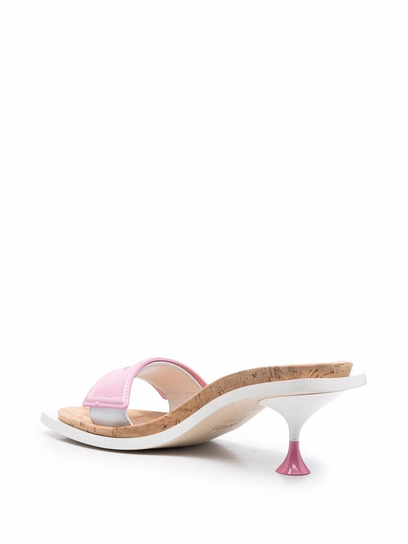 Square-toe leather sandals - MYLISKAFASHION