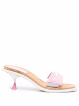 Square-toe leather sandals - MYLISKAFASHION