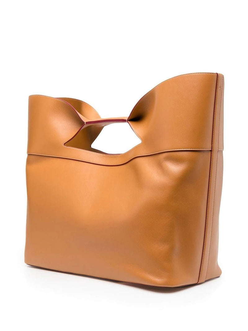 The Bow leather tote bag - MYLISKAFASHION