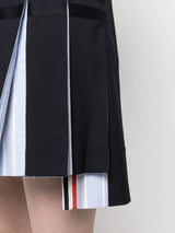 Thom Browne pleated step-hem skirt - MYLISKAFASHION