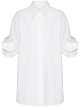 Valentino Garavani Compact Popeline shirt - LISKAFASHION