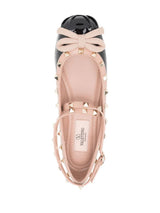 Valentino Garavani Rockstud-embellished ballerina shoes - MYLISKAFASHION